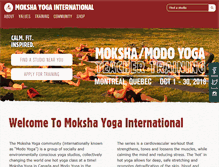 Tablet Screenshot of mokshayoga.ca