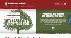 Desktop Screenshot of burnaby.mokshayoga.ca
