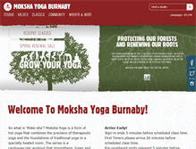 Tablet Screenshot of burnaby.mokshayoga.ca