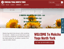 Tablet Screenshot of north-york.mokshayoga.ca