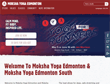 Tablet Screenshot of edmonton.mokshayoga.ca