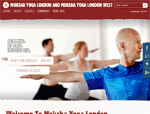 Tablet Screenshot of london.mokshayoga.ca