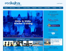 Tablet Screenshot of mokshayoga.com