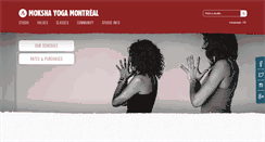 Desktop Screenshot of montreal.mokshayoga.ca
