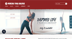 Desktop Screenshot of halifax.mokshayoga.ca