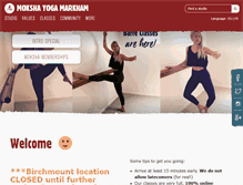 Tablet Screenshot of markham.mokshayoga.ca